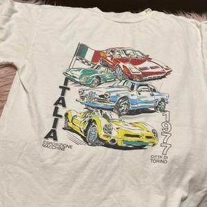 Car over size shirt